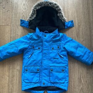 Oshkosh Kids Warm Parka Jacket with Detachable Hood - 2T